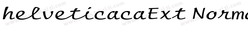 helveticacaExt Normal字体转换
